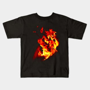 Skull Fire Kids T-Shirt